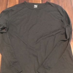 Old Skool Black Thermal Long Sleeve